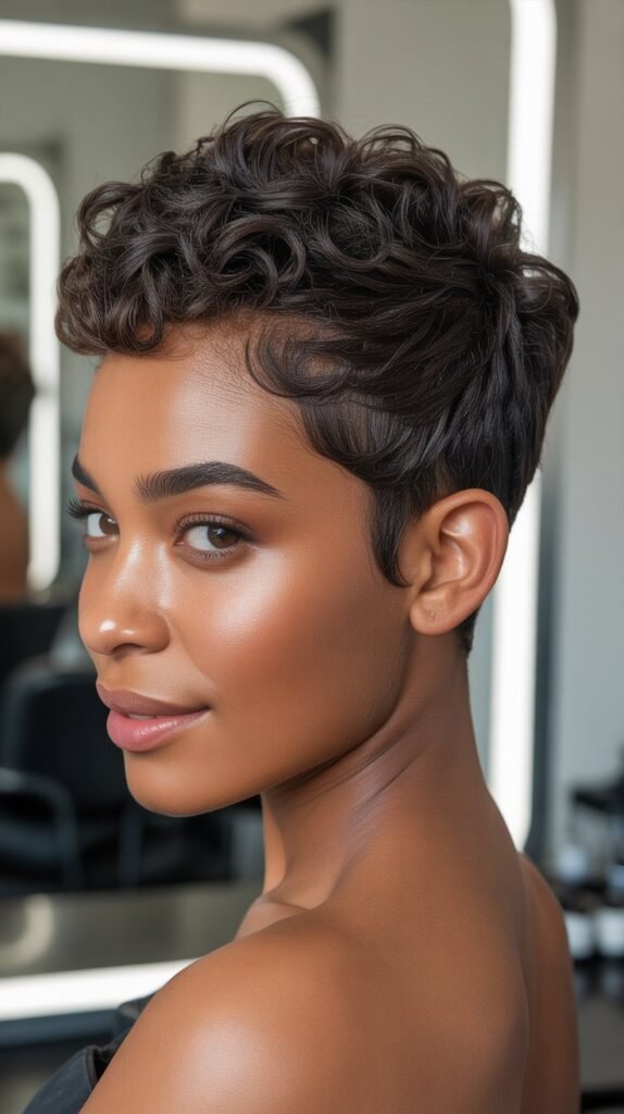 The Tapered Afro Pixie