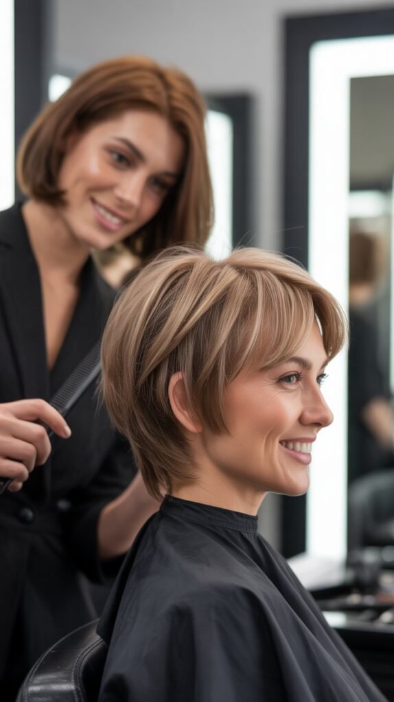 Determining the Right Layer Placement for Your Face Shape