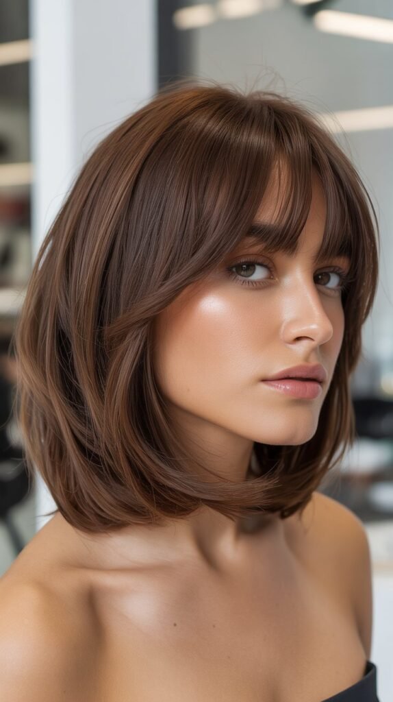 Choppy Lob with Fringe Benefits