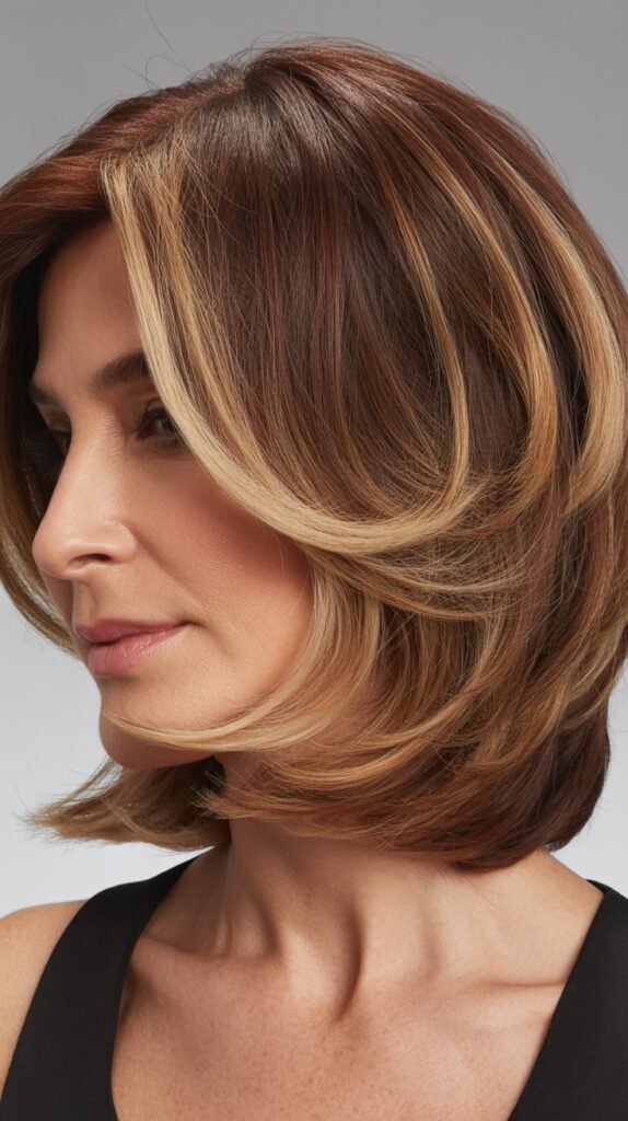 Layered Bob with Ombre