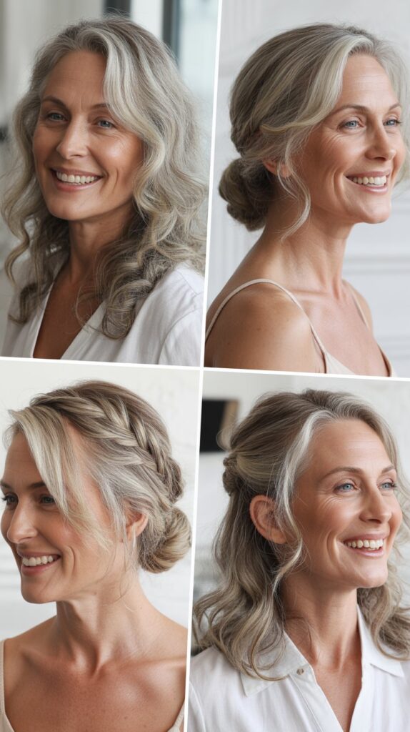 36 Youthful Sassy Long Hairstyles for Older Women That Still Feel Fresh 29 Long Hair with Platinum Highlights