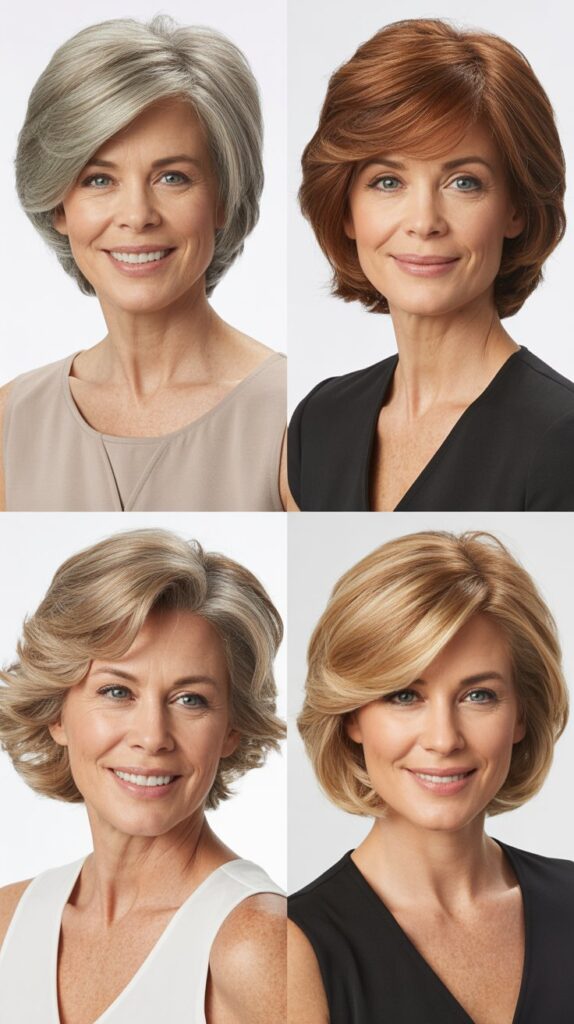 The Feathered Layered Bob