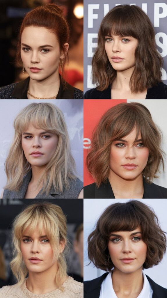 Celebrity Inspiration: Wispy Bangs Edition