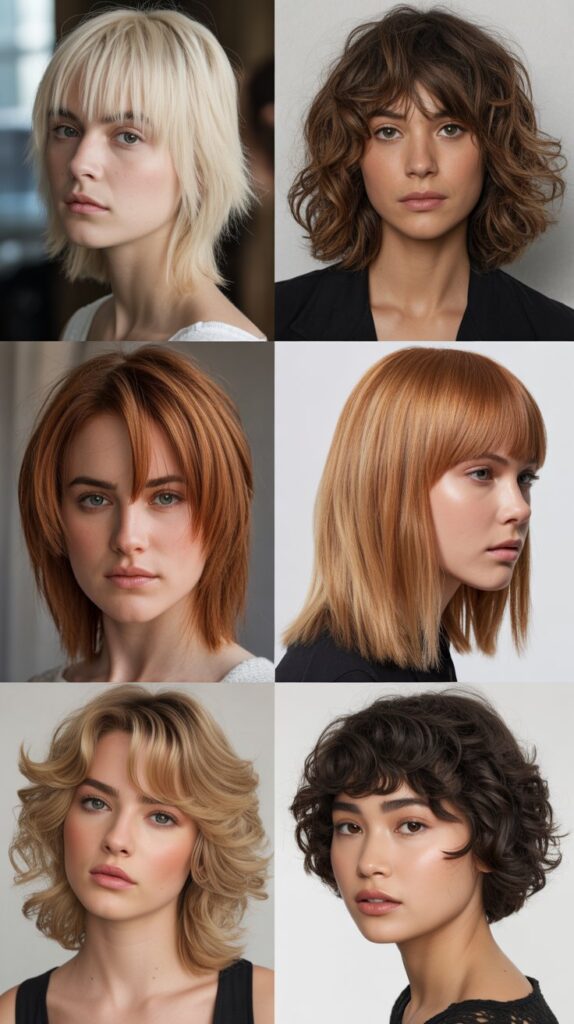 51 Best Haircuts for Thick Hair (Layered, Medium, Shoulder-Length) 4 Textured Lob (Long Bob)