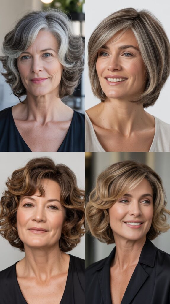 The Transitional Layered Bob (Growing Out)