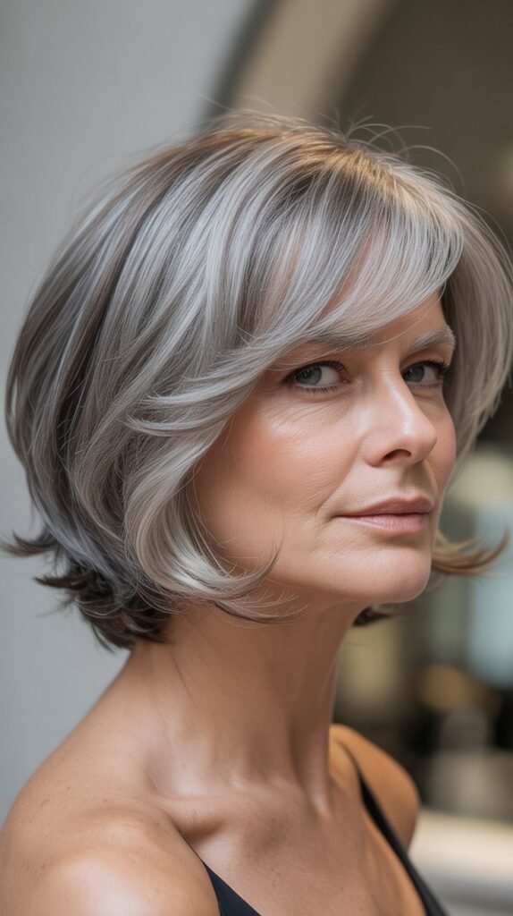 Layered Bob with Undercut