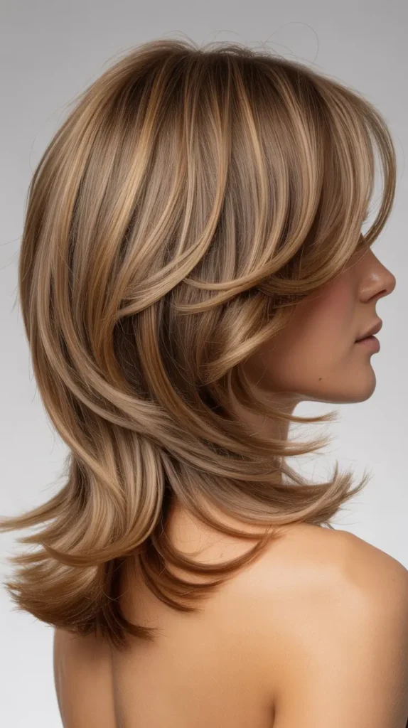 Shoulder-Length Cut With Razored Ends