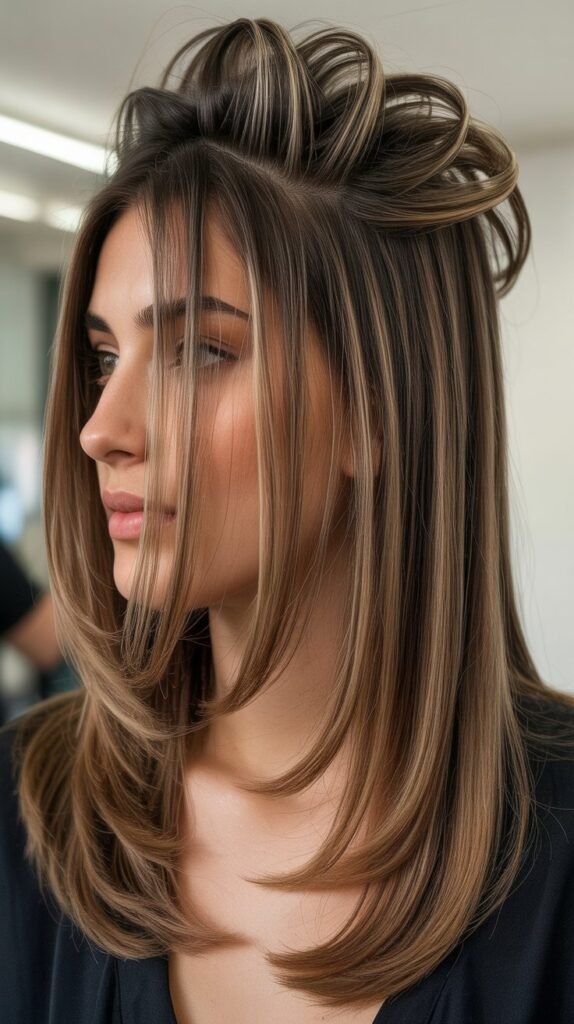 Layered Cut with Textured Crown