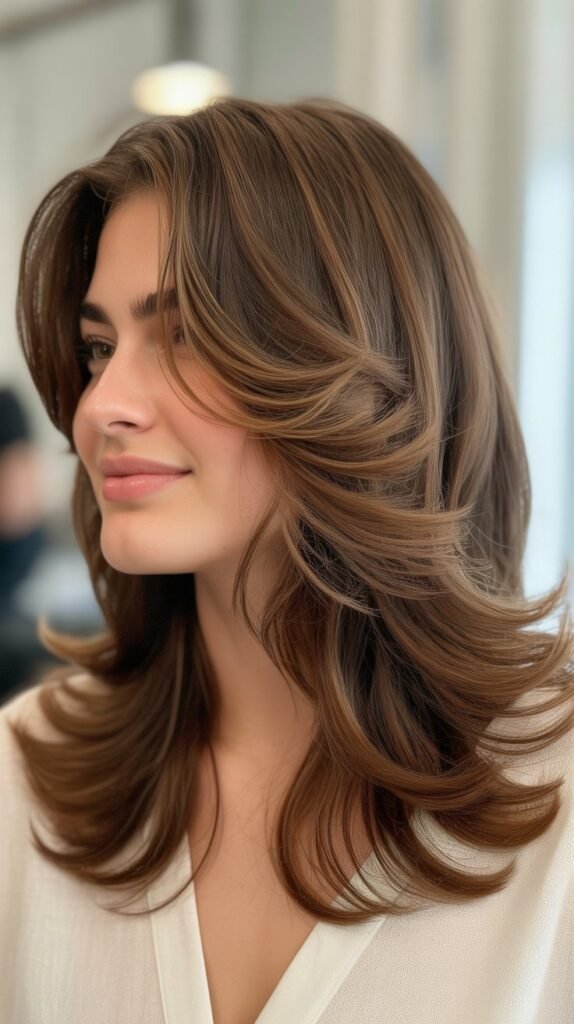 Layered Flipped-Out Ends