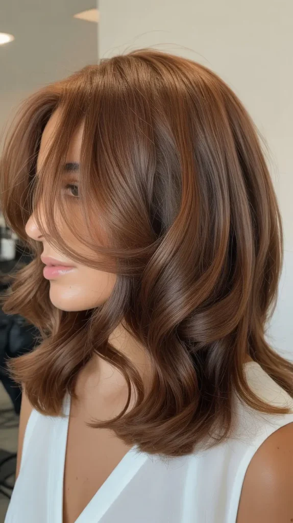 Shoulder-Length Cut With Invisible Layers