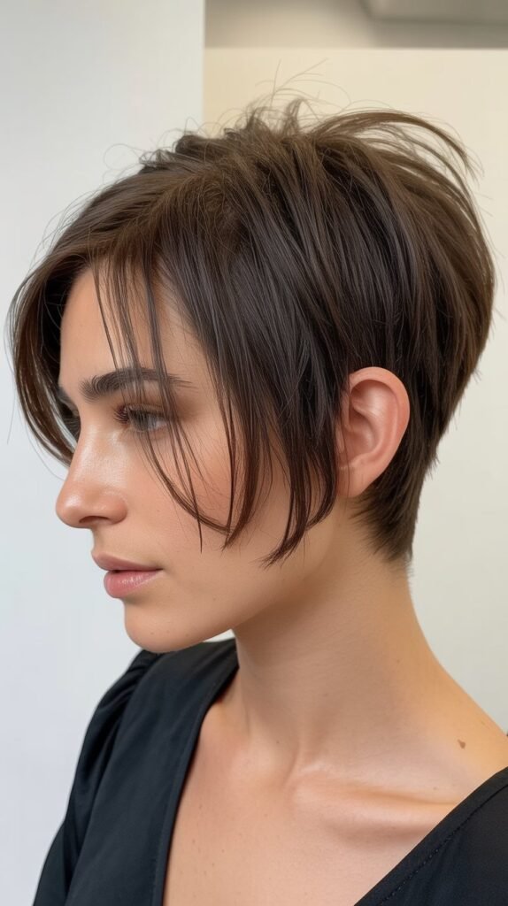 Graduated Bob-to-Pixie Transition