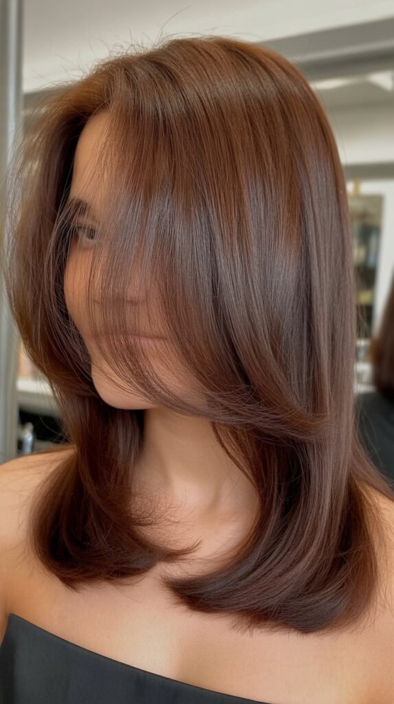 Blunt Cut With Internal Layers