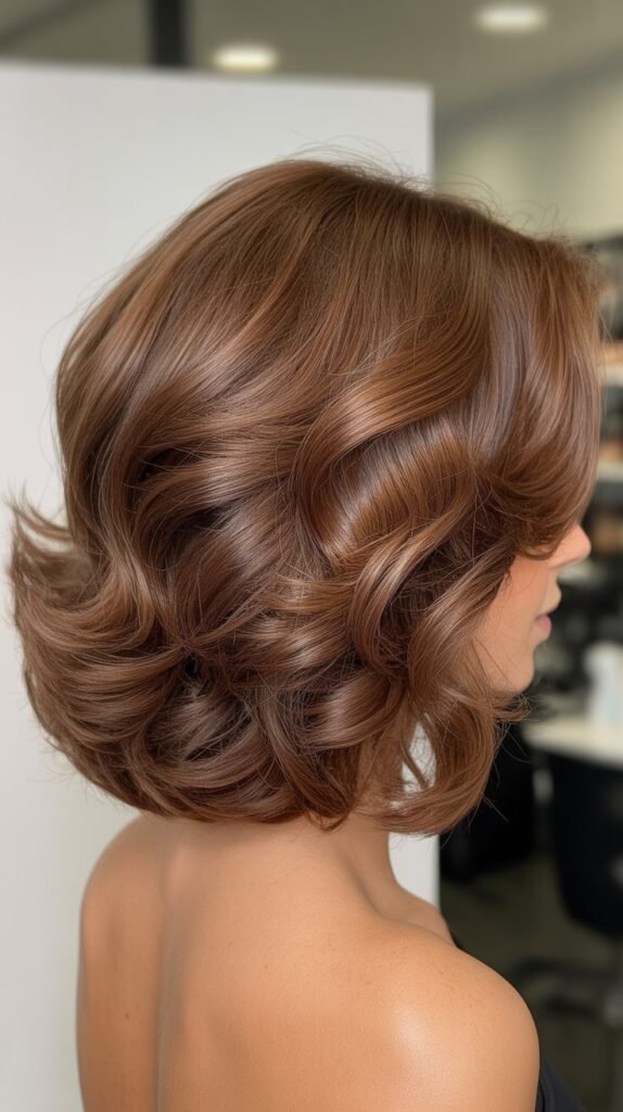 Stacked Bob Layers for Back Volume