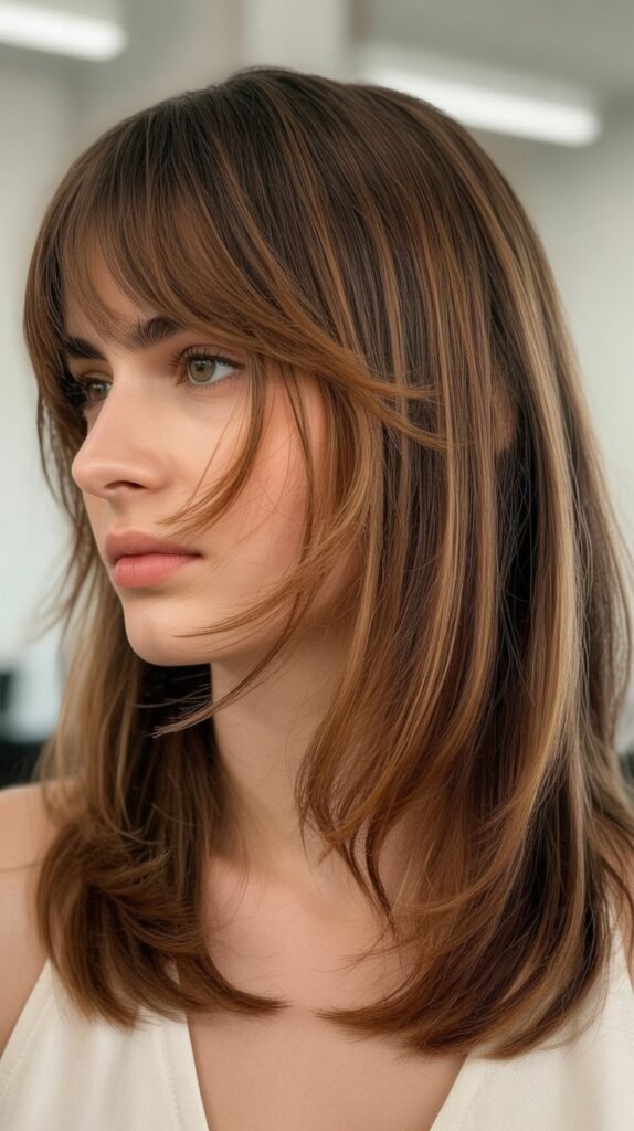  Wispy Fringe with Textured Midi Cut