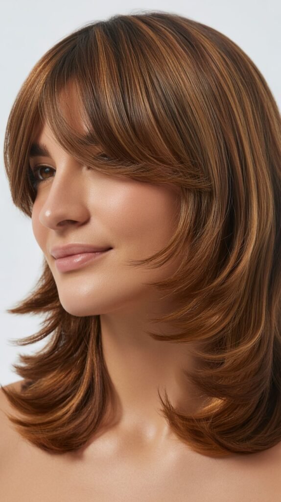 Stacked Layers with Curtain Fringe