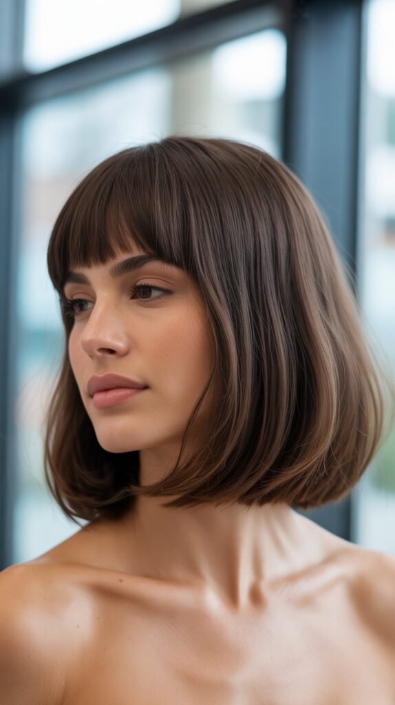 Bouncy Bob with Full Bangs