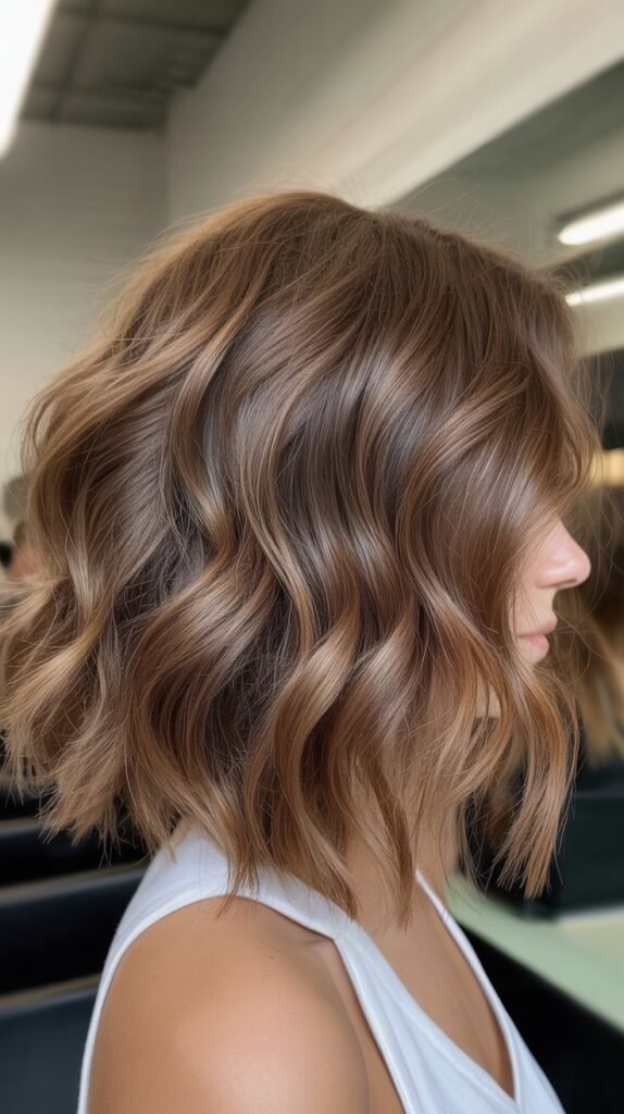  Textured Wavy Lob