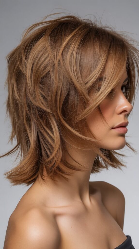 Textured Choppy Lob