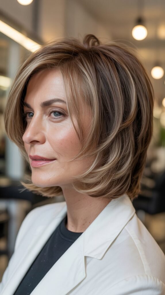 The Layered Shag Bob