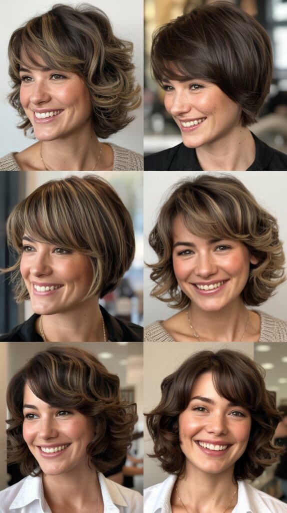 36 Easy-Styling Bob Haircuts With Long Bangs for Busy Days 26 Voluminous Bob With Long Side Bangs