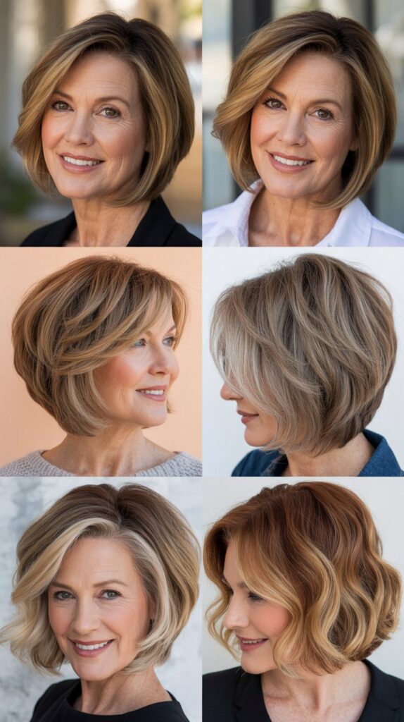 Bob with Balayage for Dimensional Volume