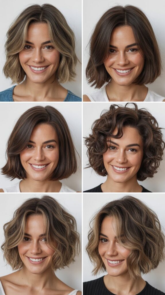 Graduated Long Bob with Stacked Layers