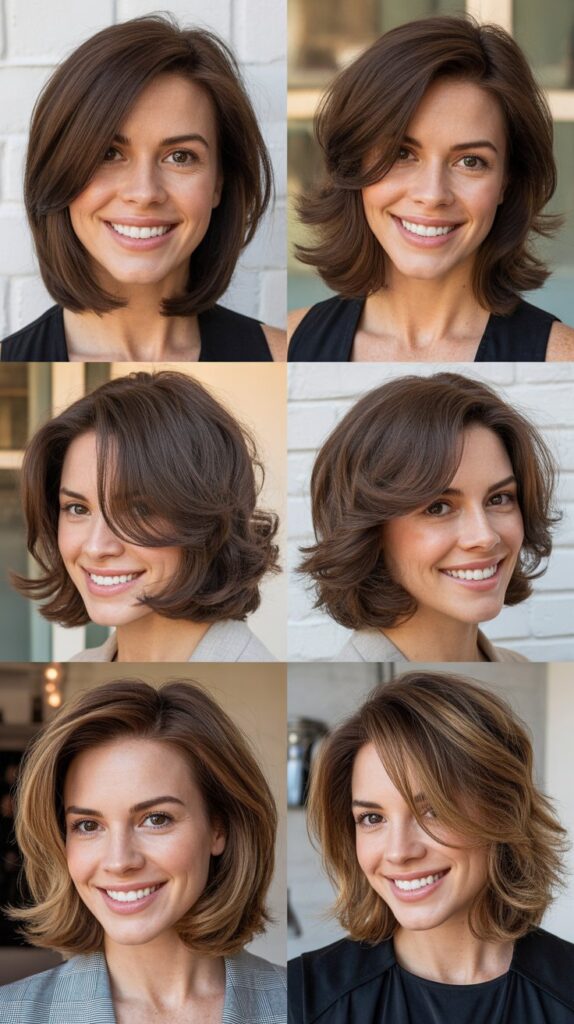 Long Bob with Swoopy Layers