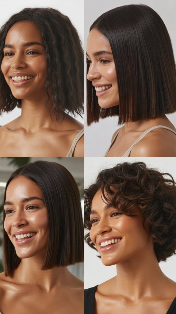 The Blunt Cut with Subtle Texture