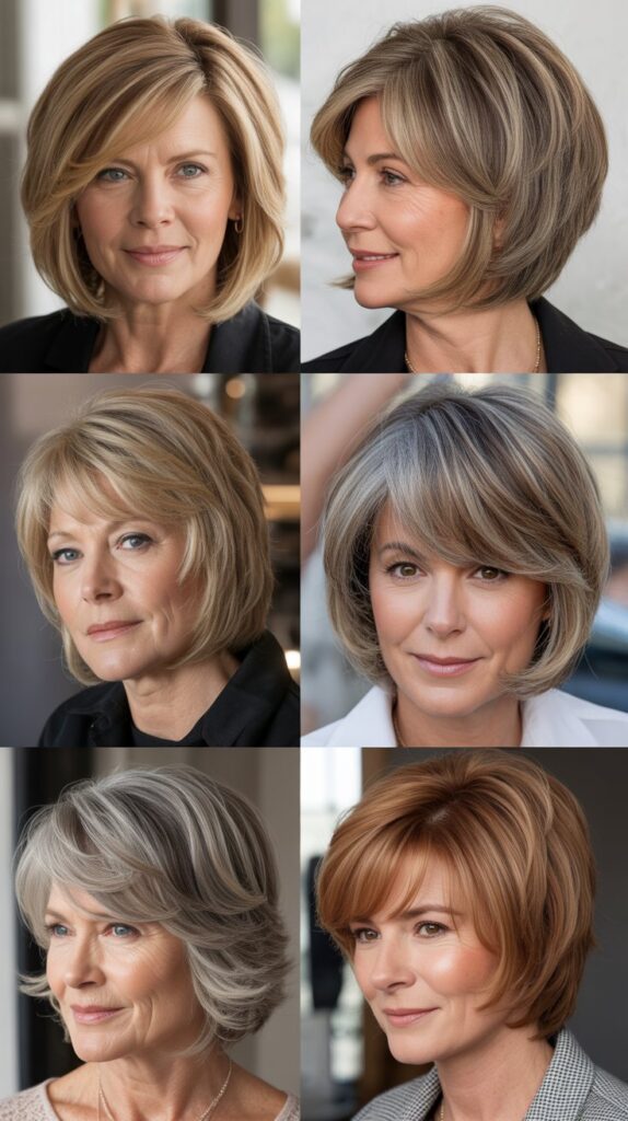 The Layered Bob with Face-Framing Highlights