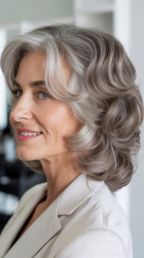 Layered Cut with Root Boost and Curling