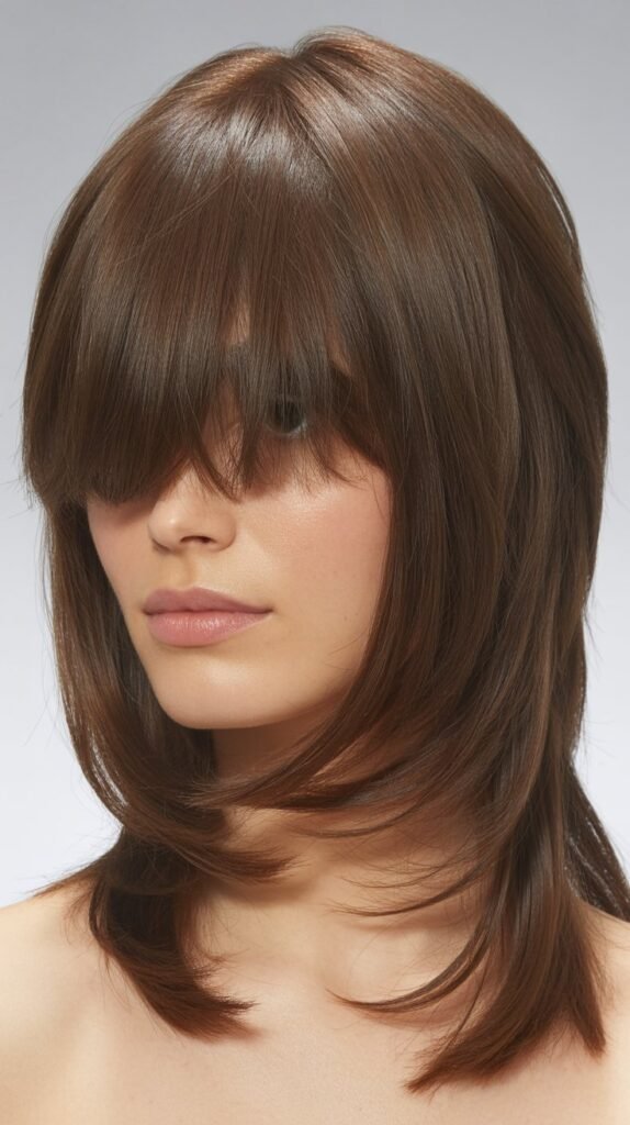 Medium Shag with Full Fringe