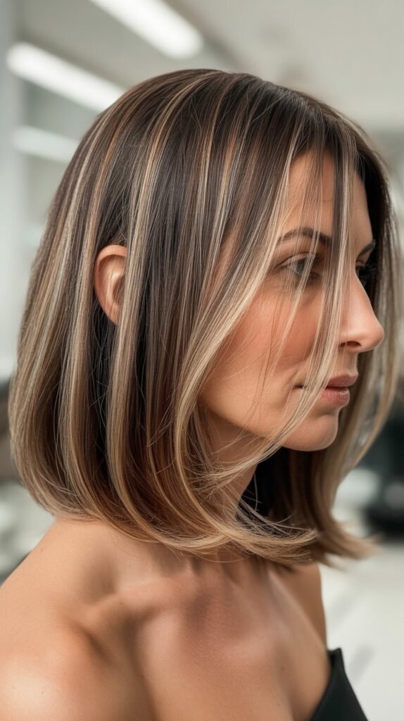 Long Bob with Babylights