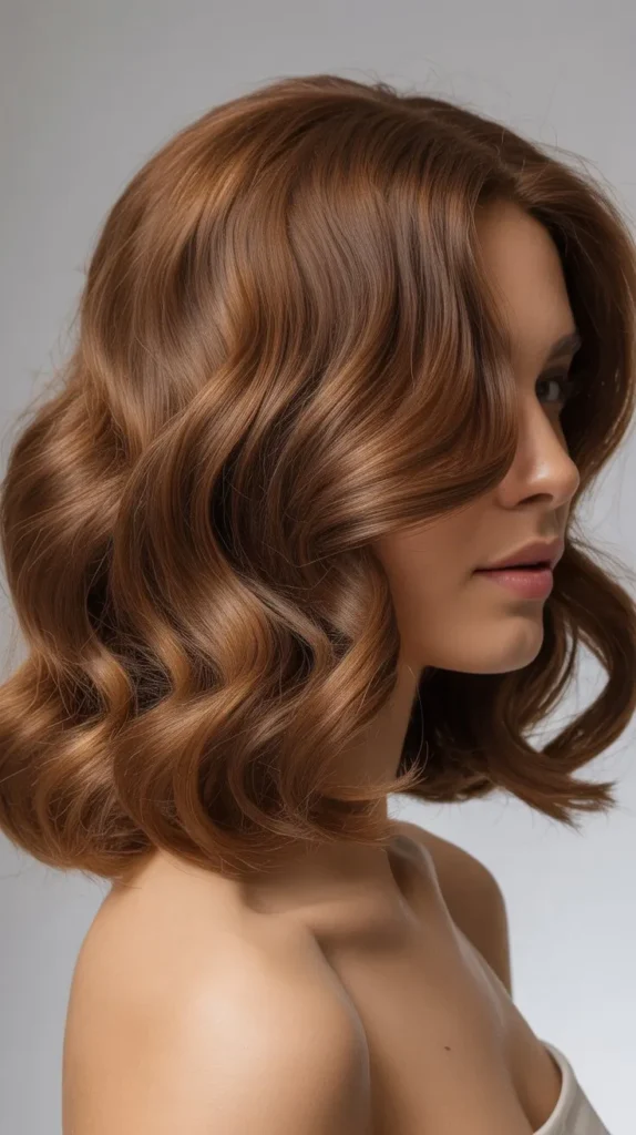 Medium-Length Hairstyles for Thick Wavy Hair with Natural Volume