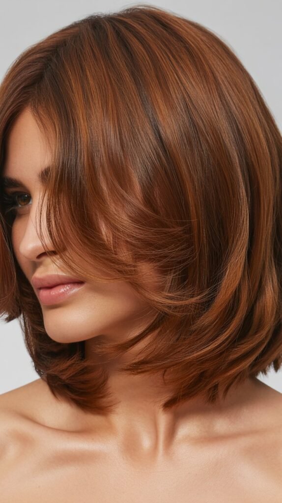 Layered Face-Framing Lob