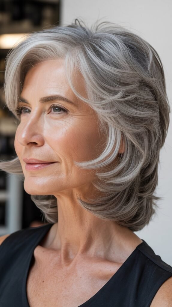 Stacked Layers with Nape Graduation