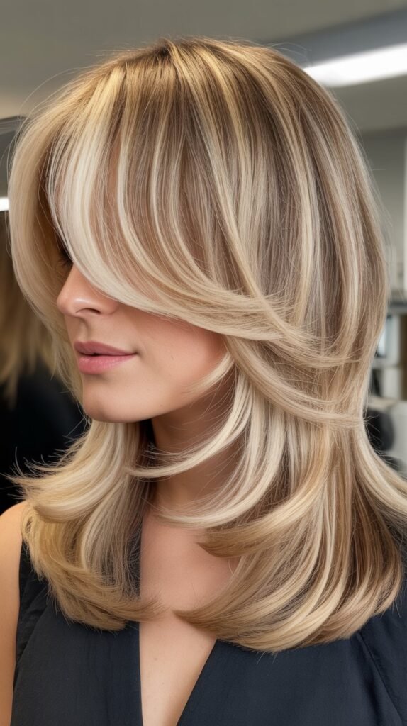 Butterfly Layers with Wispy Side Bangs