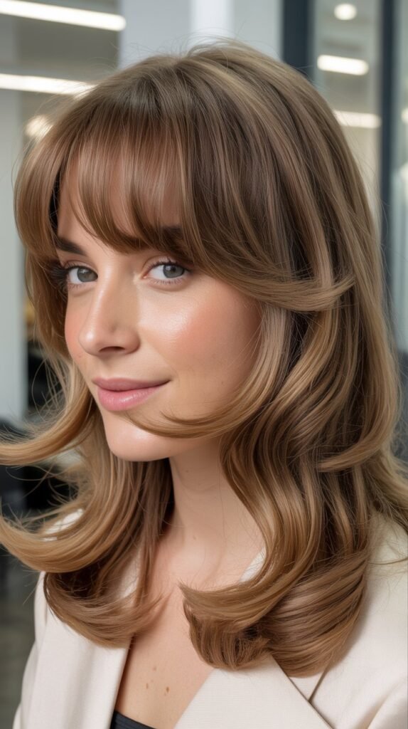 Curtain Bangs with Hidden Layers