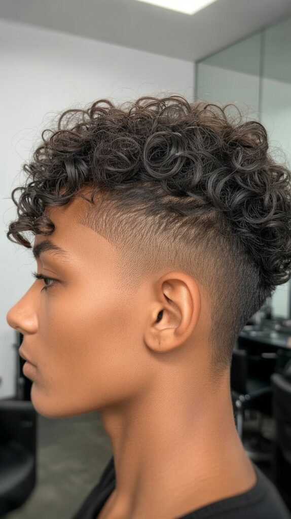  The Tapered Curly Cut