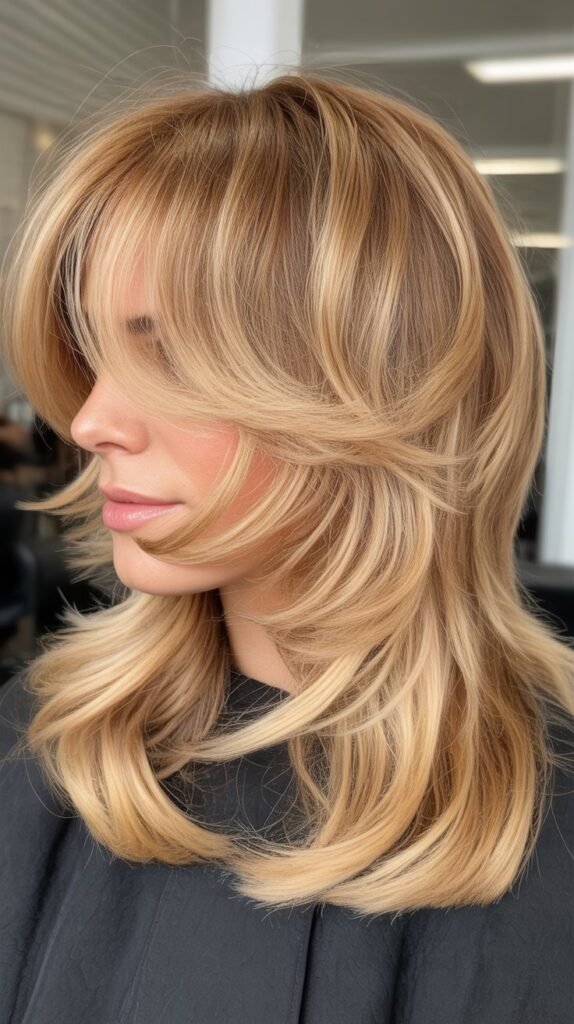  Tousled Layers with Feathered Bangs