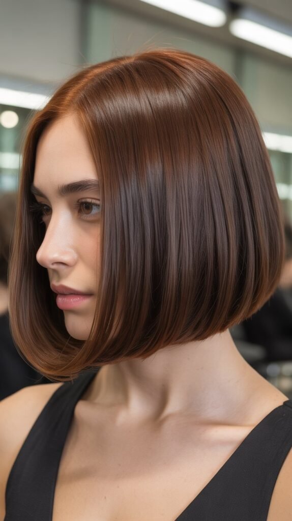 French Bob for Oval Faces