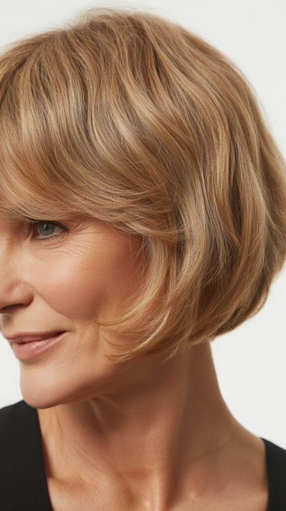 Feathered Bob with Soft Ends