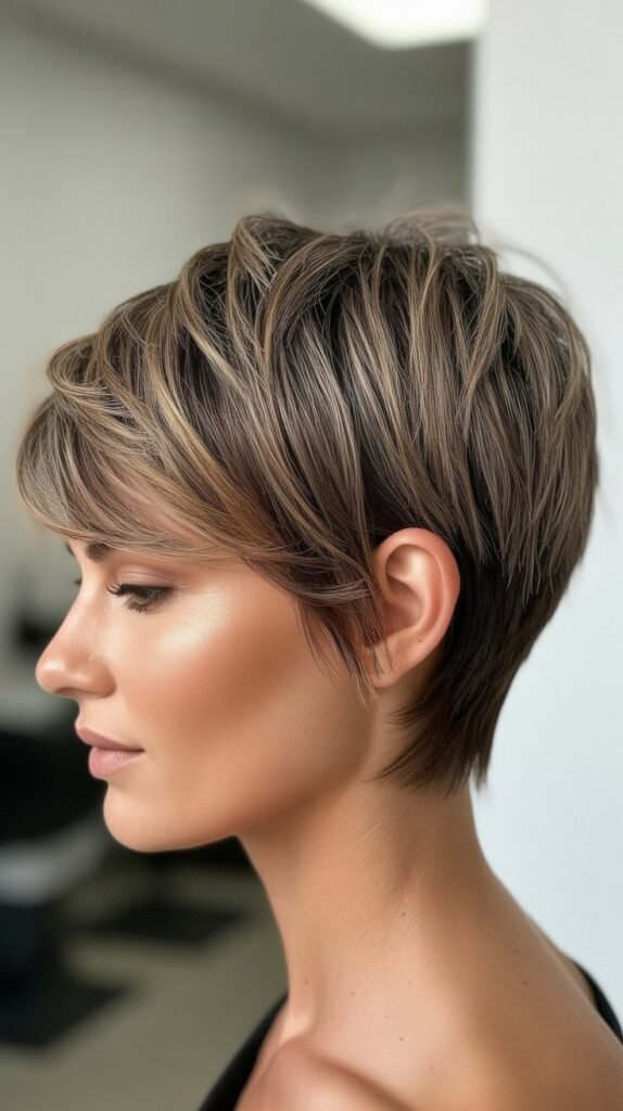 Choppy Pixie With Graduated Layers