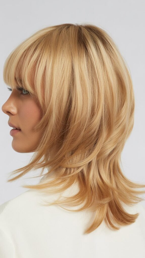 Disconnected Layers with Straight-Across Bangs