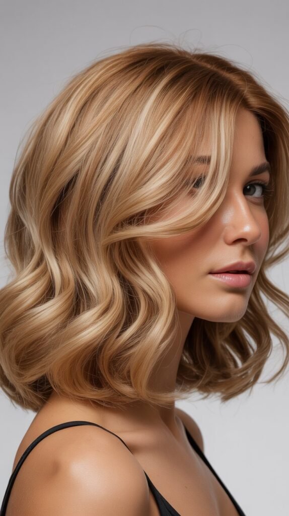 Layered Beach Waves Lob