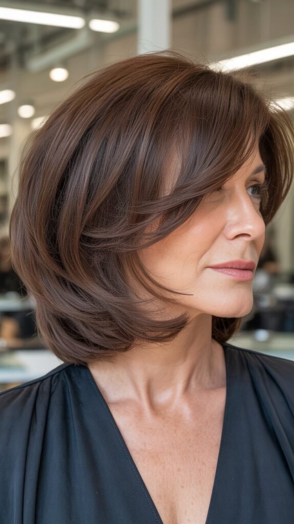 The Layered Bob for Thick, Dense Hair