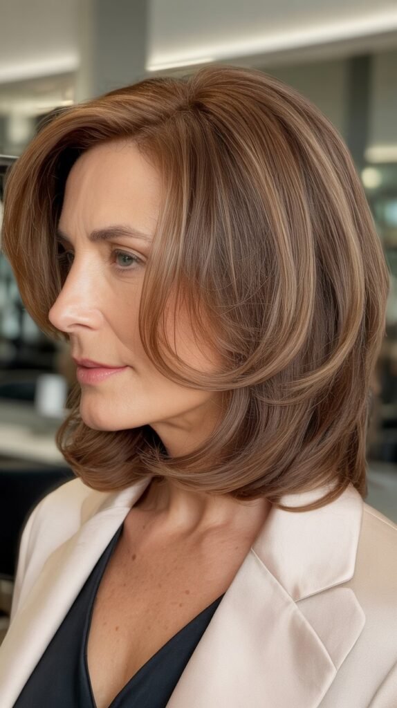 Layered Lob (Long Bob)