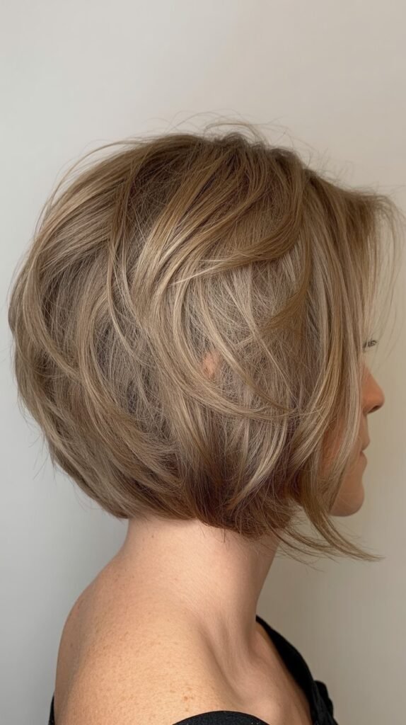 Textured Choppy Bob