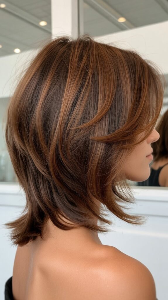 Piece-y Layered Long Bob