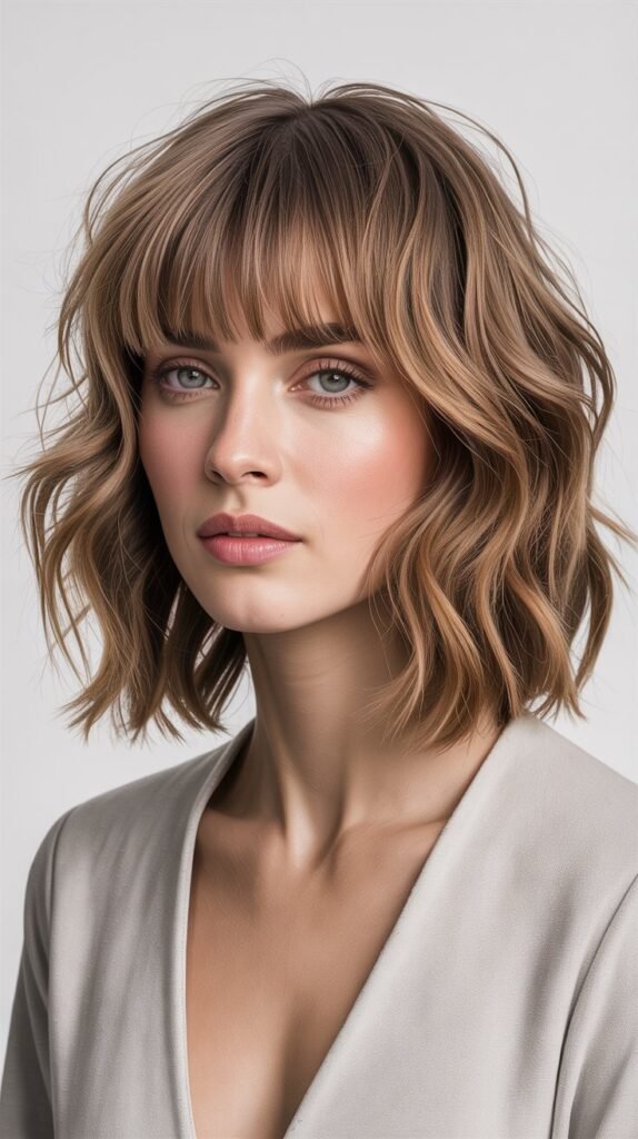 Razored Fringe with Undone Texture