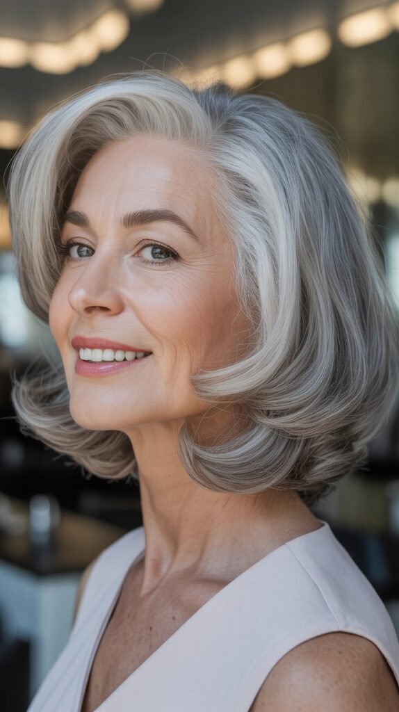 Curved Bob with Inward Styling